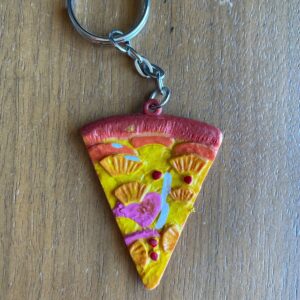 Pizza Slice Keychain Key Chain