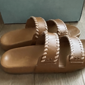 Seychelles Women's Tan Catch A Wave Leather Sandals Shoes Size 8