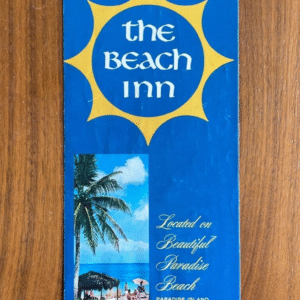 The Beach Inn Brochure Paradise Beach Paradise Island Nassau Bahamas 1969