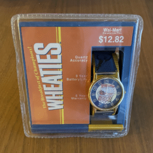 Wheaties Cereal Watch Vintage Breakfast Of Champions Basketball Watch Nelsonic