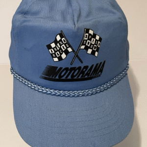 Motorama Baseball Cap Hat Blue Hat