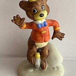 The Disney Collection Bongo Bear On Unicycle Figurine