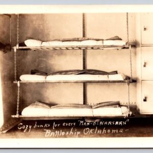 Battleship Oklahoma Photo Cozy Bunks For Every Man-O-Warsman Photo Vintage