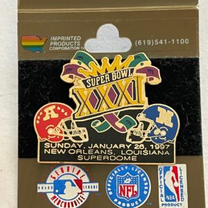 Super Bowl XXXI Sunday Jan 26 1997 New Orleans Louisiana Superdome Pin