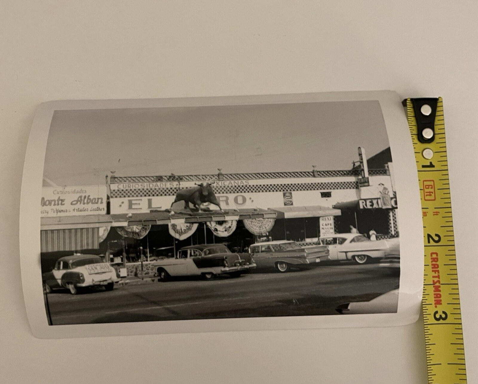 El Toro Curiosidades Store Tijuana Mexico Photo Vintage Black & White Photo 3x5 - Image 7