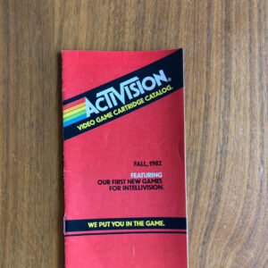 Activision Video Game Cartridge Catalog Booklet Fall 1982