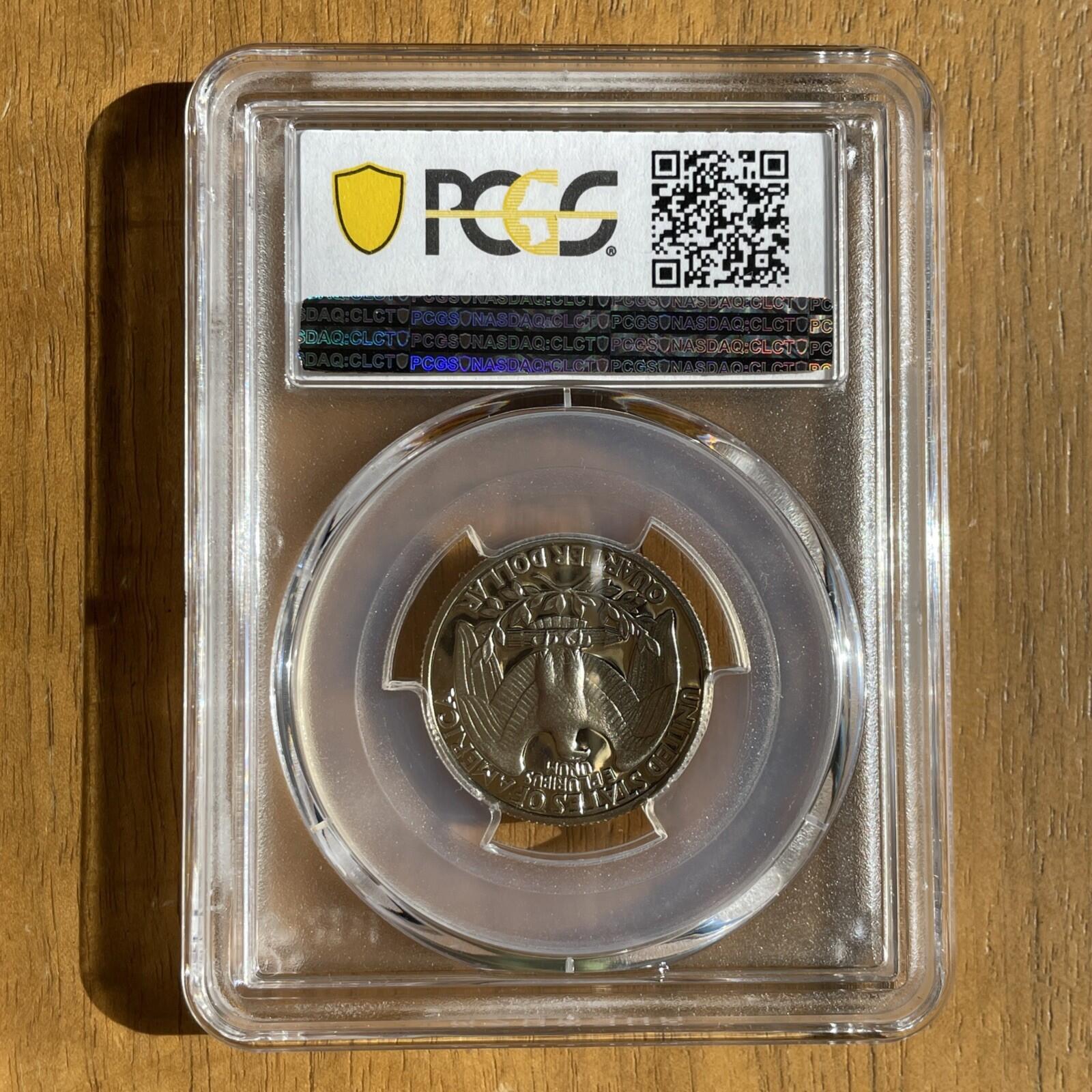 1977 S 25C Washington Quarter PCGS PR69DCAM Graded Coin - Image 4