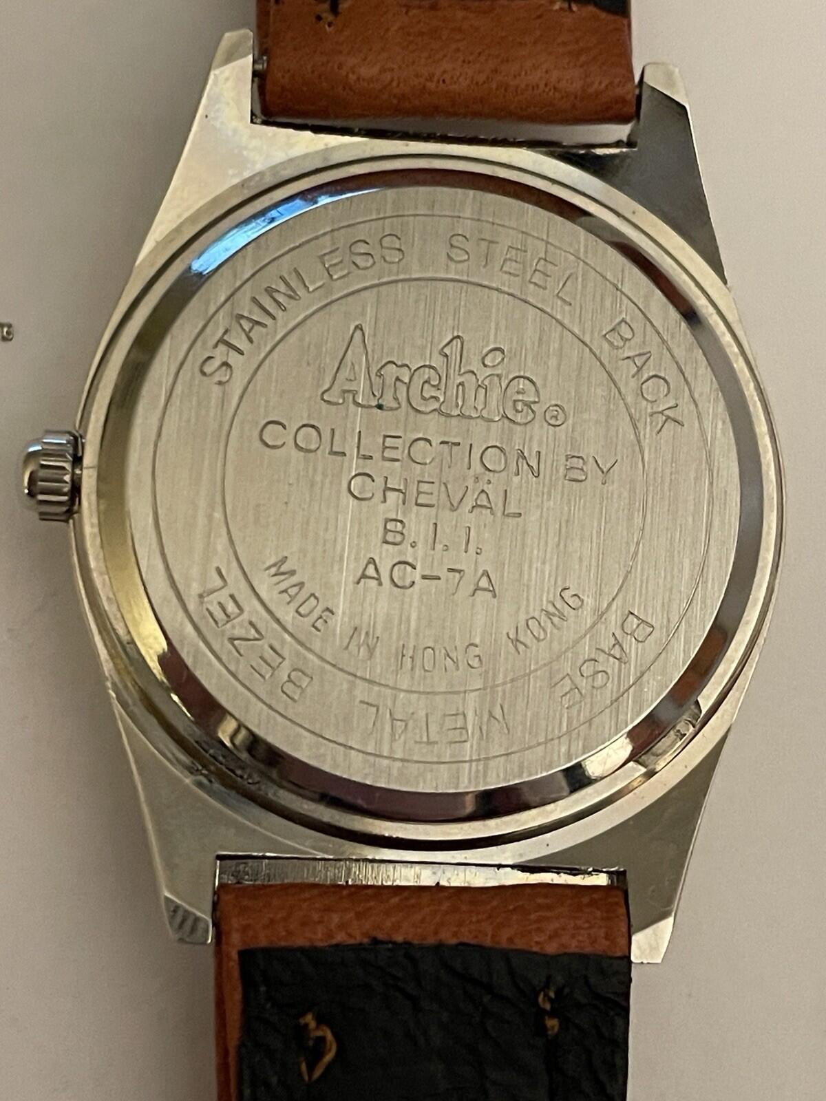 Archie Jughead Watch For Parts Or Repair Not Working Needs Battery - Image 4