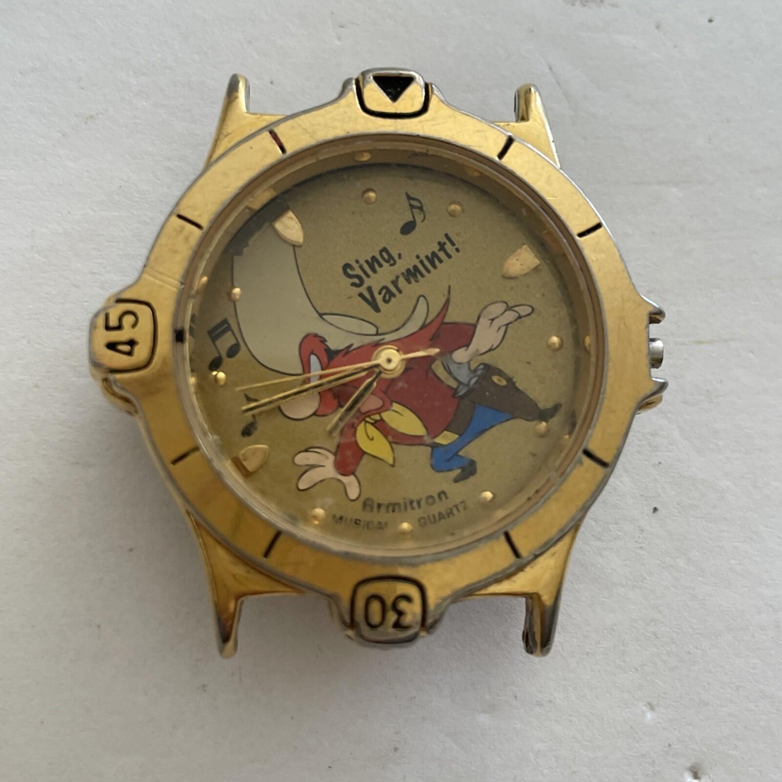 Armitron Yosemite Sam Watch Not Working For Parts Or Repair Only Missing Parts