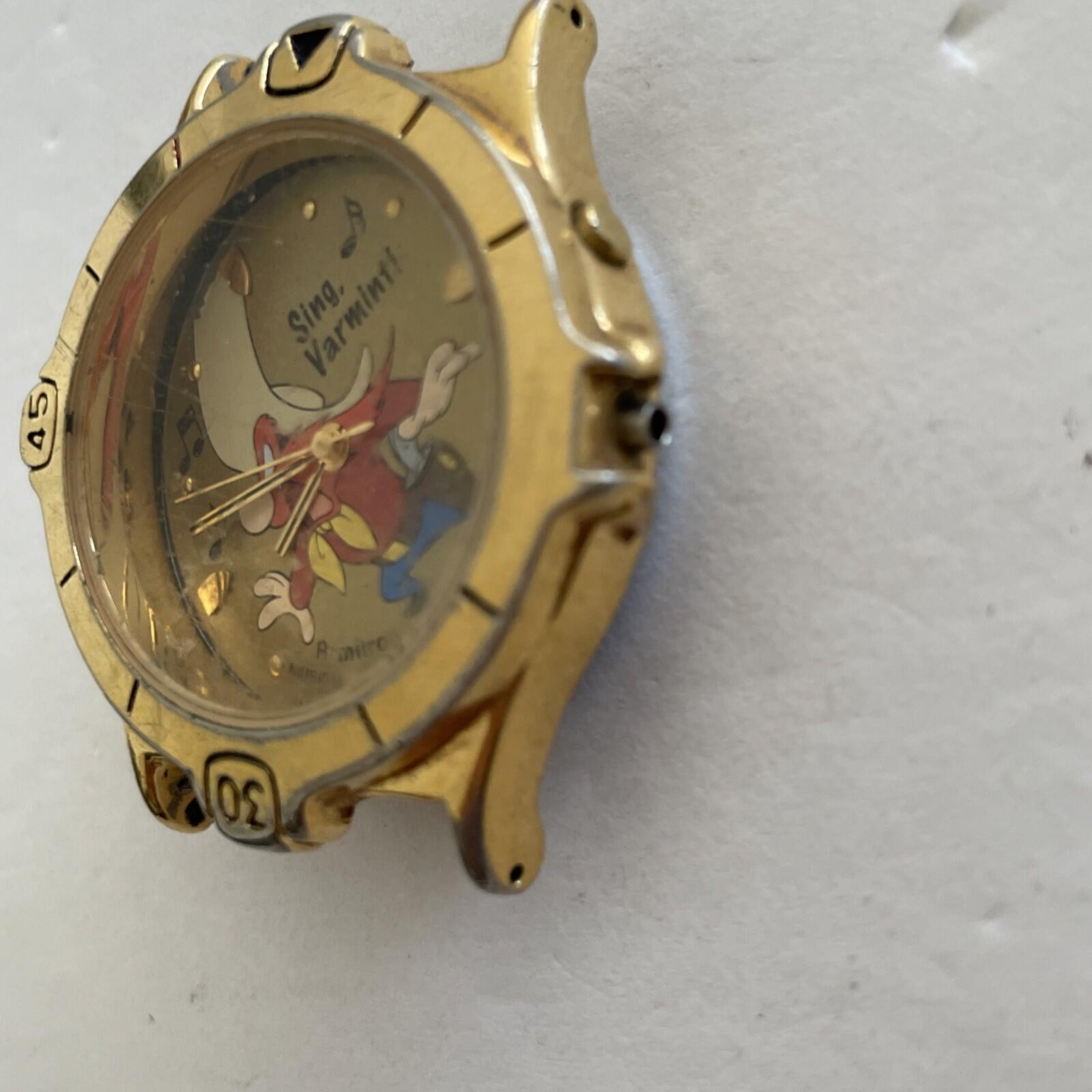 Armitron Yosemite Sam Watch Not Working For Parts Or Repair Only Missing Parts - Image 4