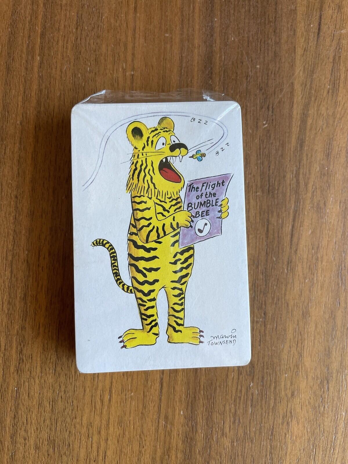 Artist Cartoonist Marvin Townsend Animal Playing Cards Deck Of Cards NOS Sealed