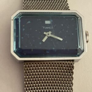 Timex Gala Watch Women's Watch Hand Wind Mechanical Mesh Silver Bracelet Vtg