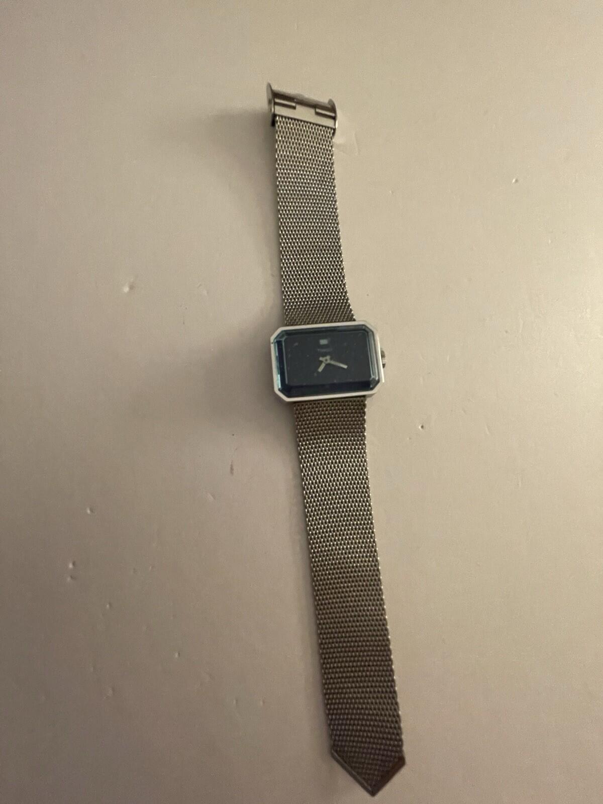 Timex Gala Watch Women's Watch Hand Wind Mechanical Mesh Silver Bracelet Vtg - Image 2