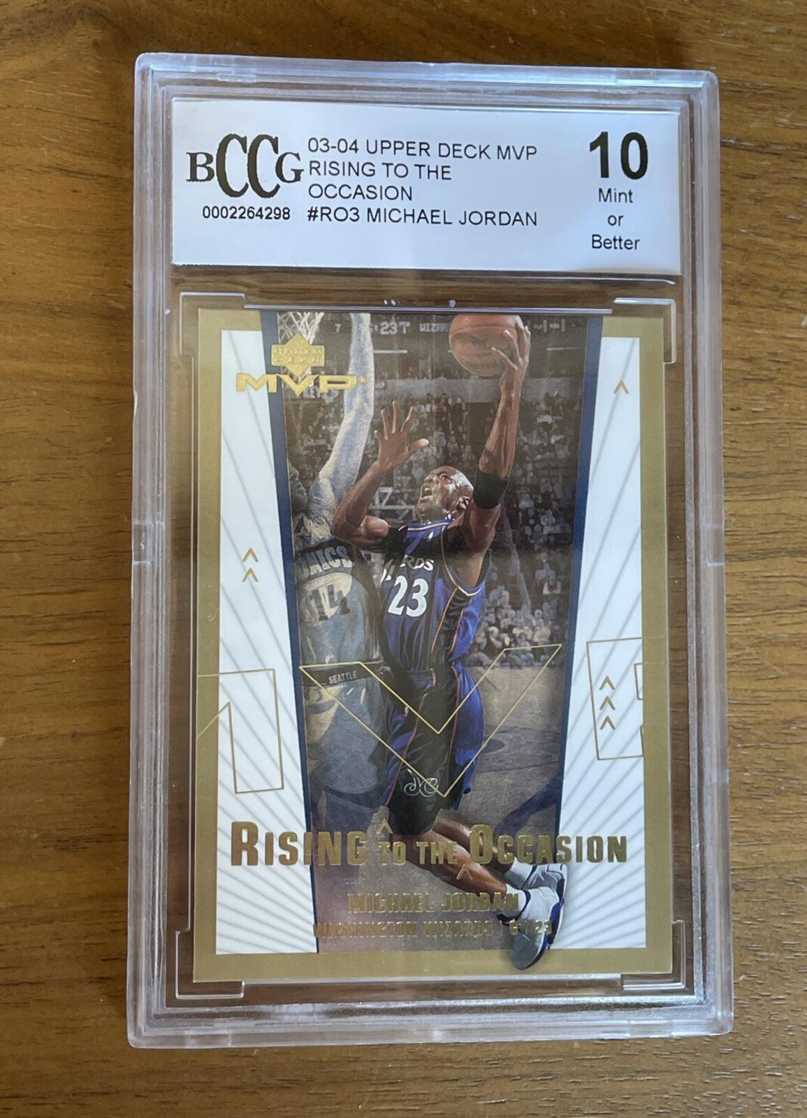 2003-04 Upper Deck Michael Jordan #RO3 BCCG 10 Gem Mint Graded Basketball Card