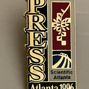 1996 Atlanta Olympics Scientific Atlanta Press Sponsor Pin Oympic Pin