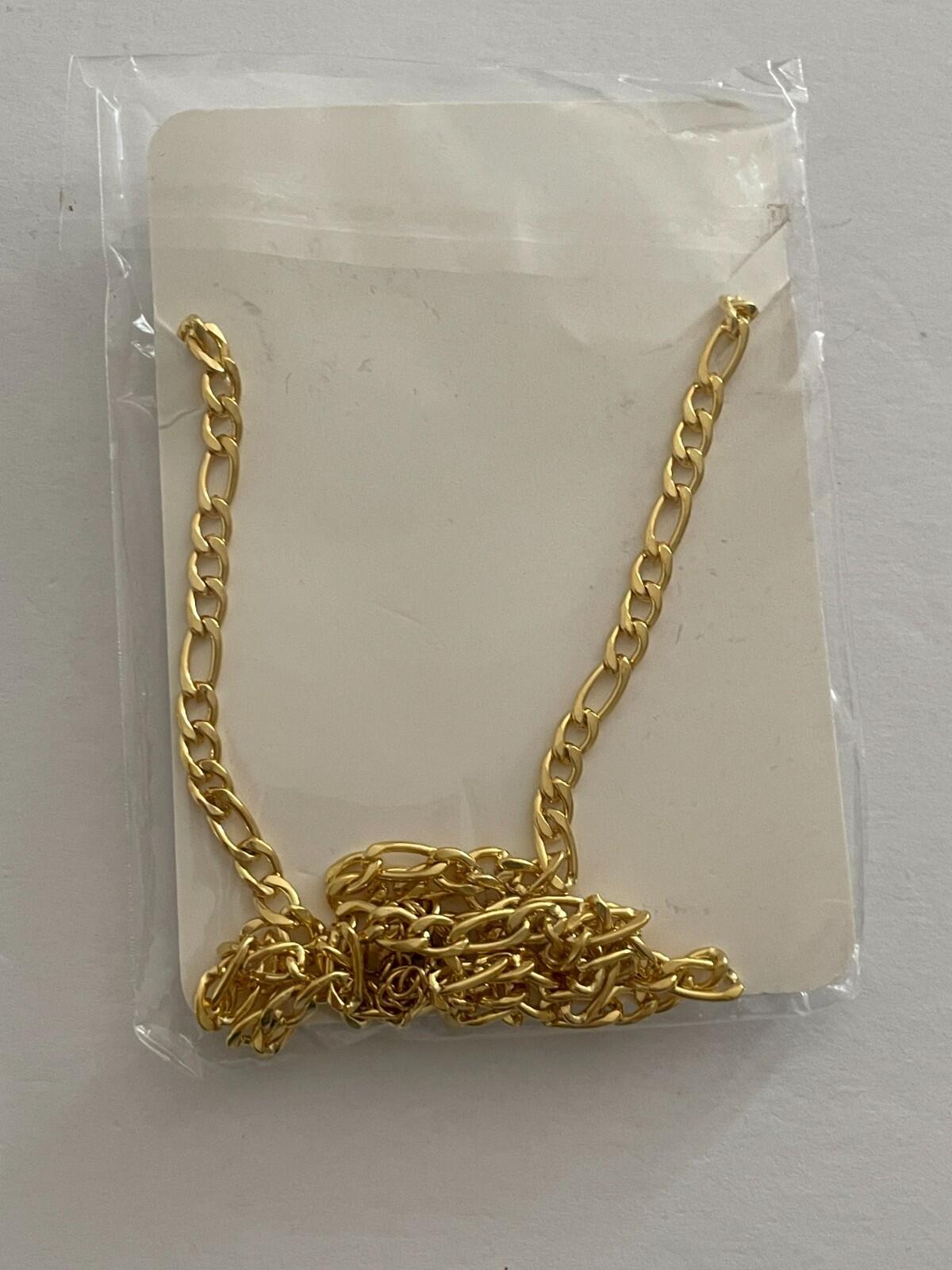 #4 Pendant Necklace Baseball Football Number Necklace Gold Tone - Image 3