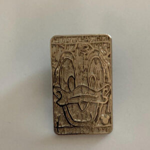 Donald Duck Face Rectangle Pin Disney Pin