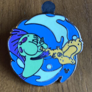 Little Mermaid Pin Under The Sea Band Pin Fish Playing Saxophone Pin Disney Pin