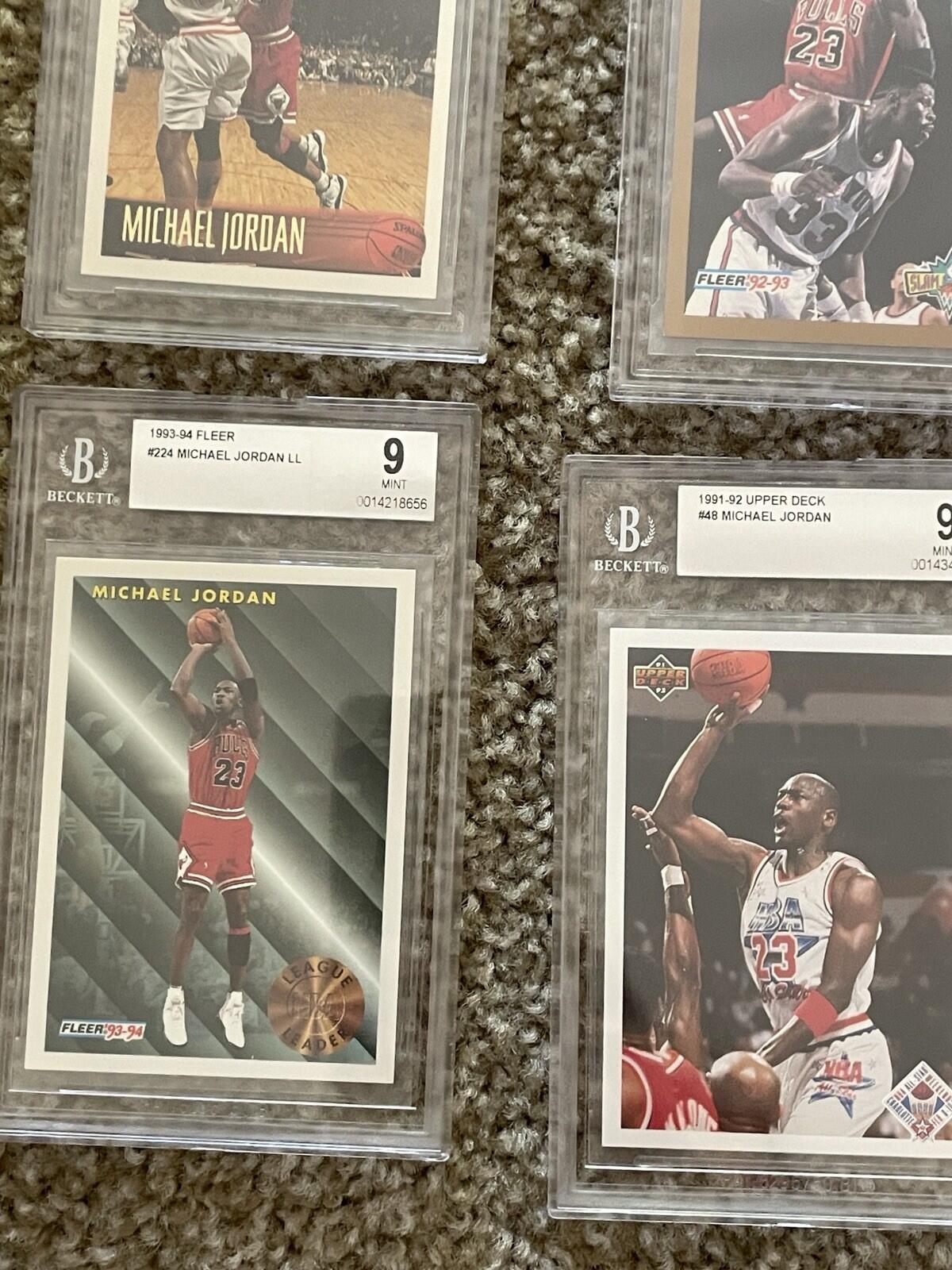 Michael Jordan BGS Graded Basketball Card Lot Of 16 Grades 5 - 9.5 - Image 3