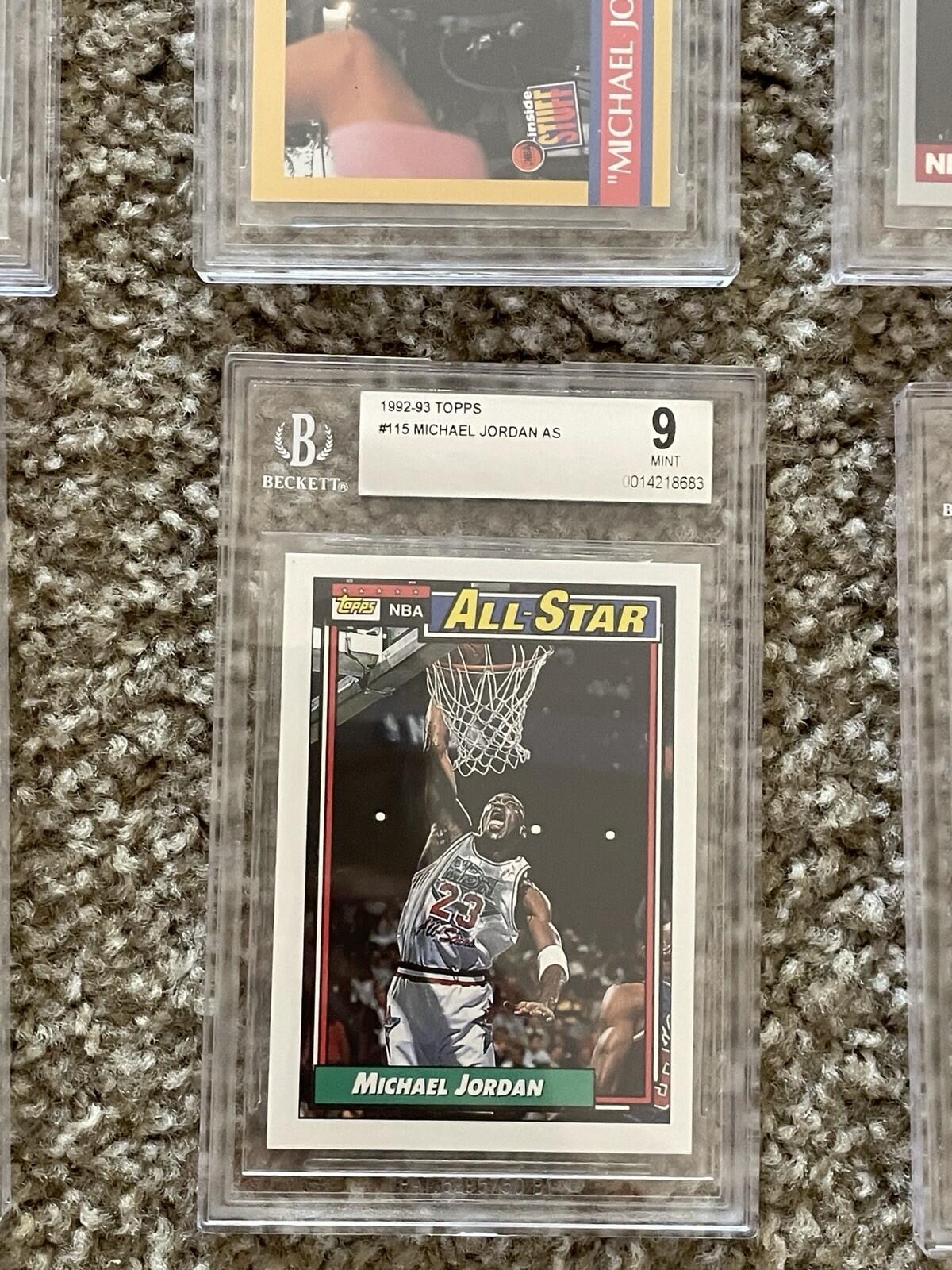 Michael Jordan BGS Graded Basketball Card Lot Of 16 Grades 5 - 9.5 - Image 4