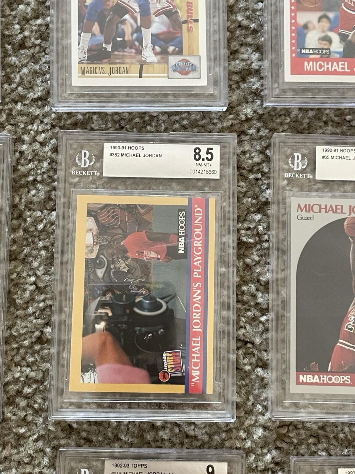 Michael Jordan BGS Graded Basketball Card Lot Of 16 Grades 5 - 9.5 - Image 5