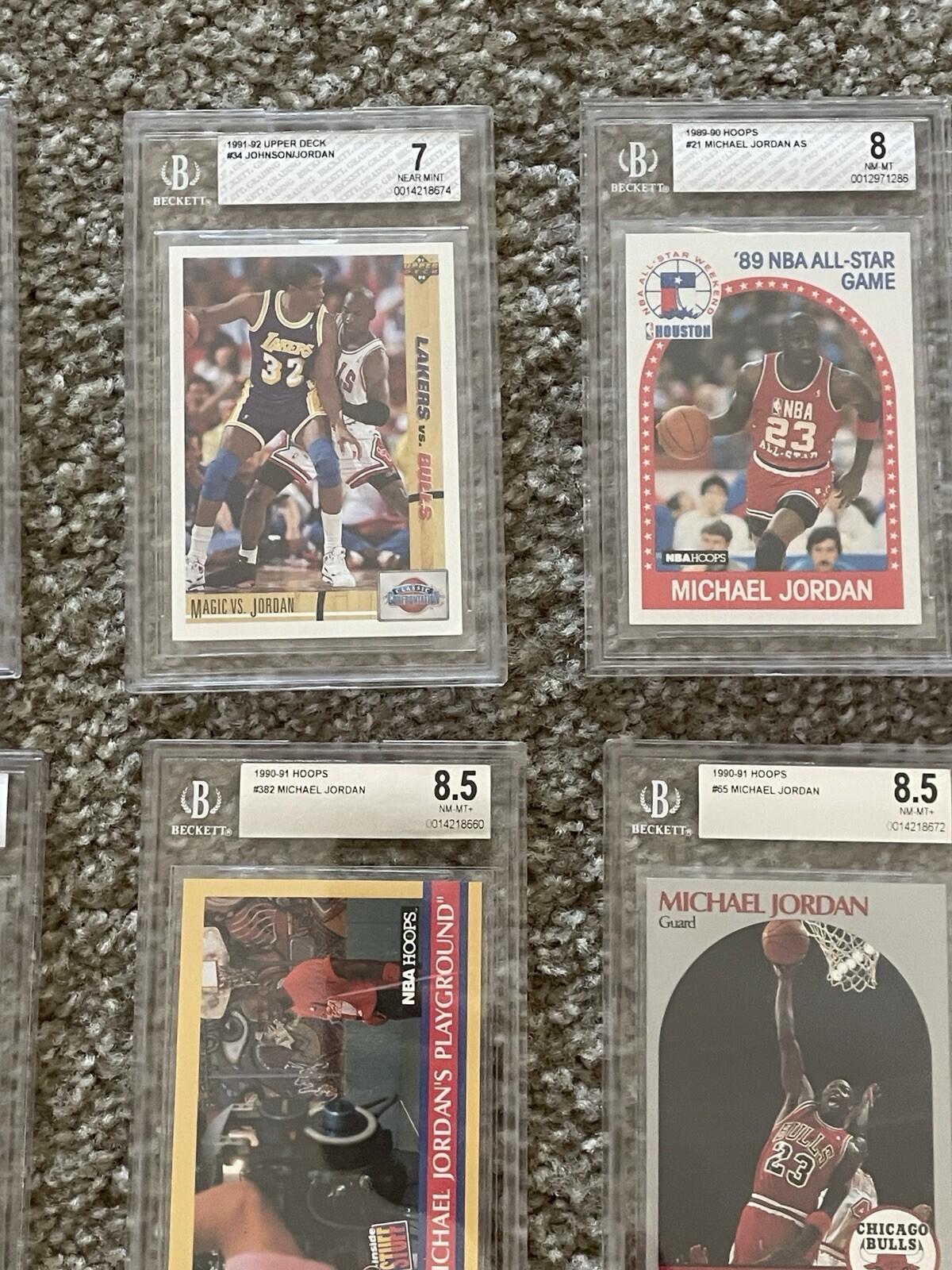 Michael Jordan BGS Graded Basketball Card Lot Of 16 Grades 5 - 9.5 - Image 6