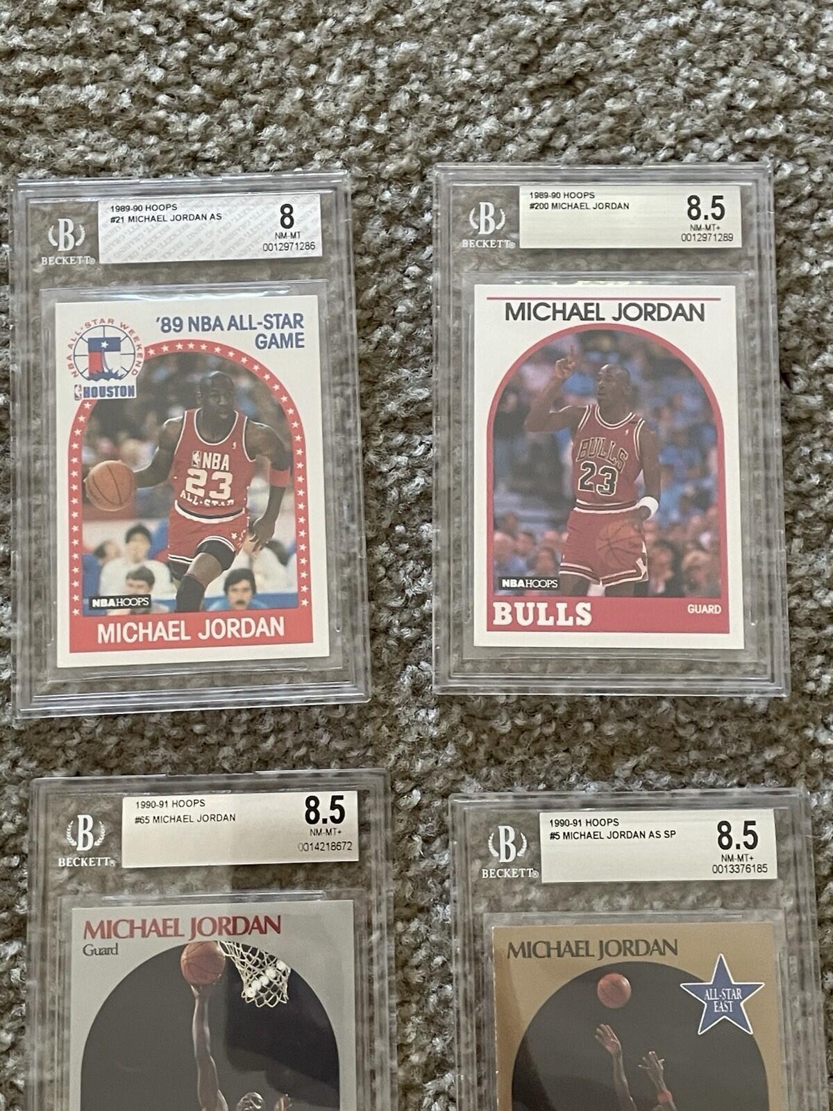 Michael Jordan BGS Graded Basketball Card Lot Of 16 Grades 5 - 9.5 - Image 7