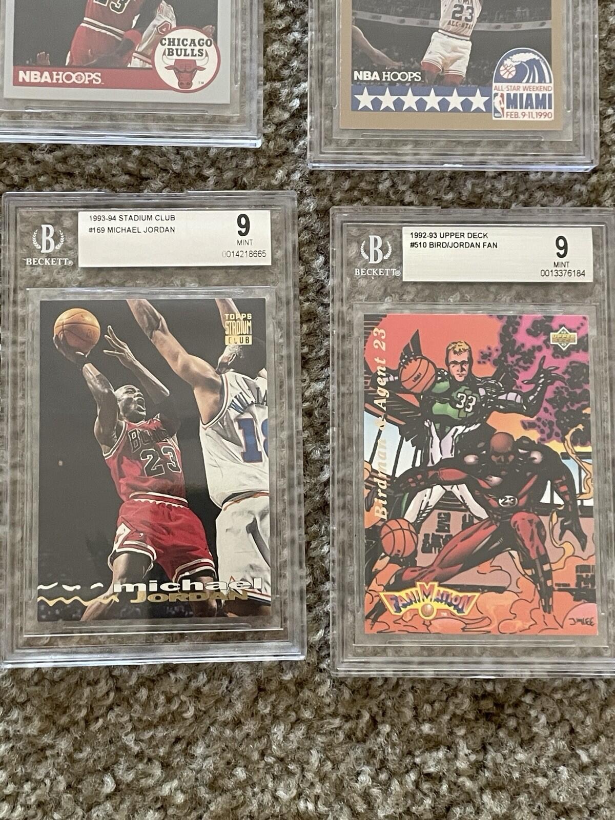 Michael Jordan BGS Graded Basketball Card Lot Of 16 Grades 5 - 9.5 - Image 8