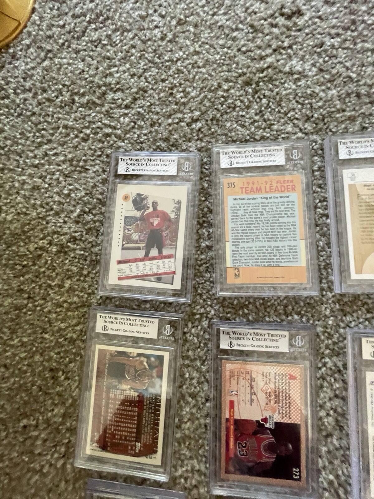 Michael Jordan BGS Graded Basketball Card Lot Of 16 Grades 5 - 9.5 - Image 14
