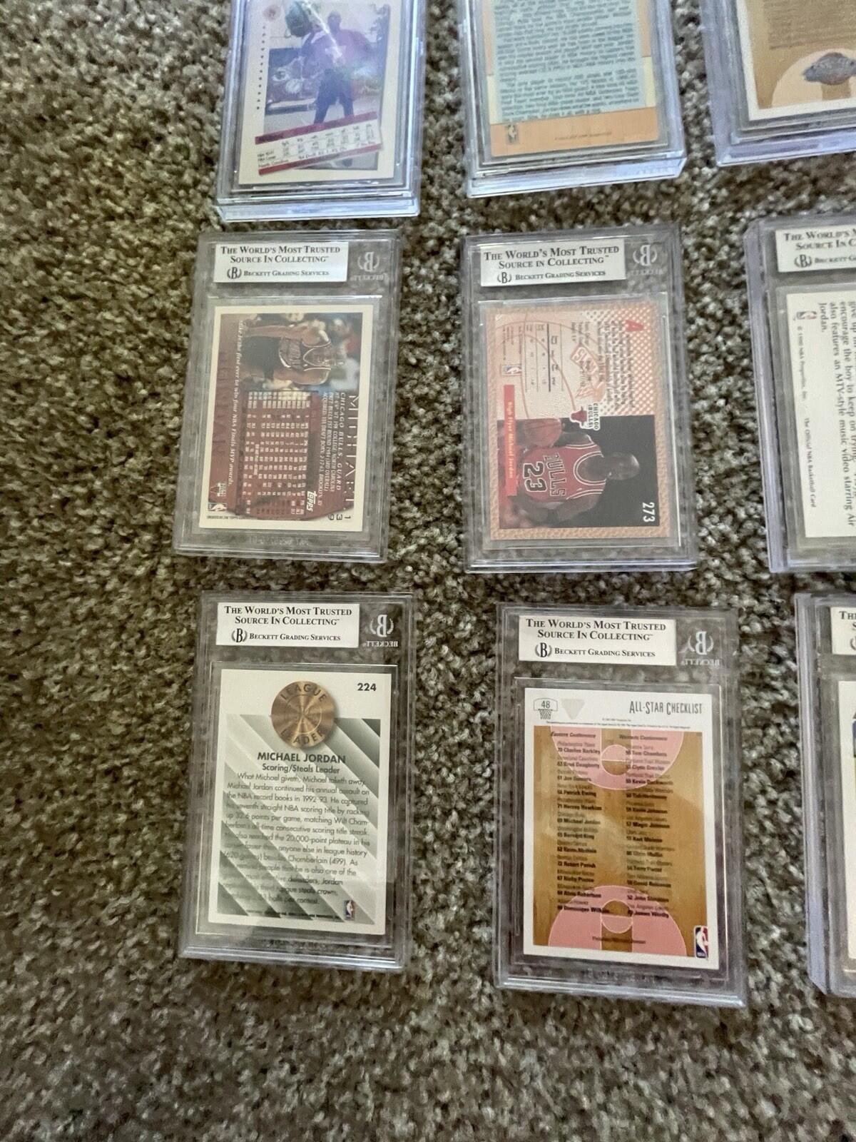 Michael Jordan BGS Graded Basketball Card Lot Of 16 Grades 5 - 9.5 - Image 15