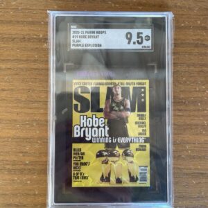 Panini NBA Hoops Kobe Bryant SLAM Purple Explosion SGC 9.5 Basketball Card