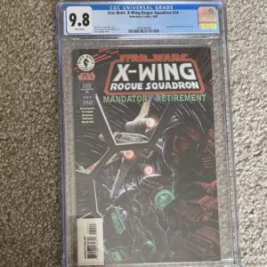 Star Wars X-Wing Rogue Squadron #34 Comic Book CGC Graded 9.8