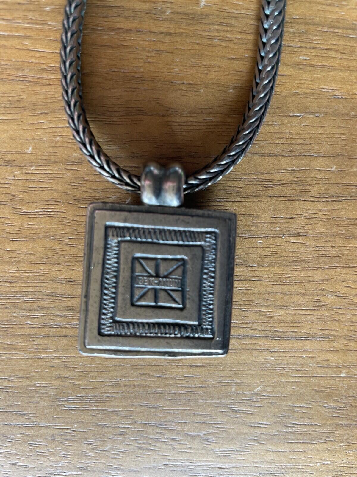 Ben-Amun Square Gemstone Pendant Necklace - Image 5