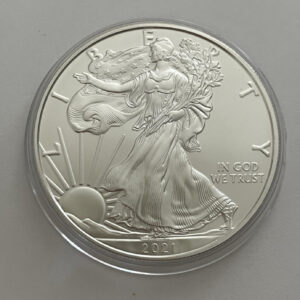 2021 $1 Type 1 American Silver Eagle 1 oz Uncirculated Silver Coin