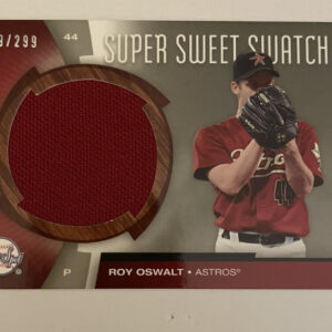 2006 Upper Deck Super Sweet Swatch Roy Oswalt #SW-RO /299 (MEM) Baseball Card