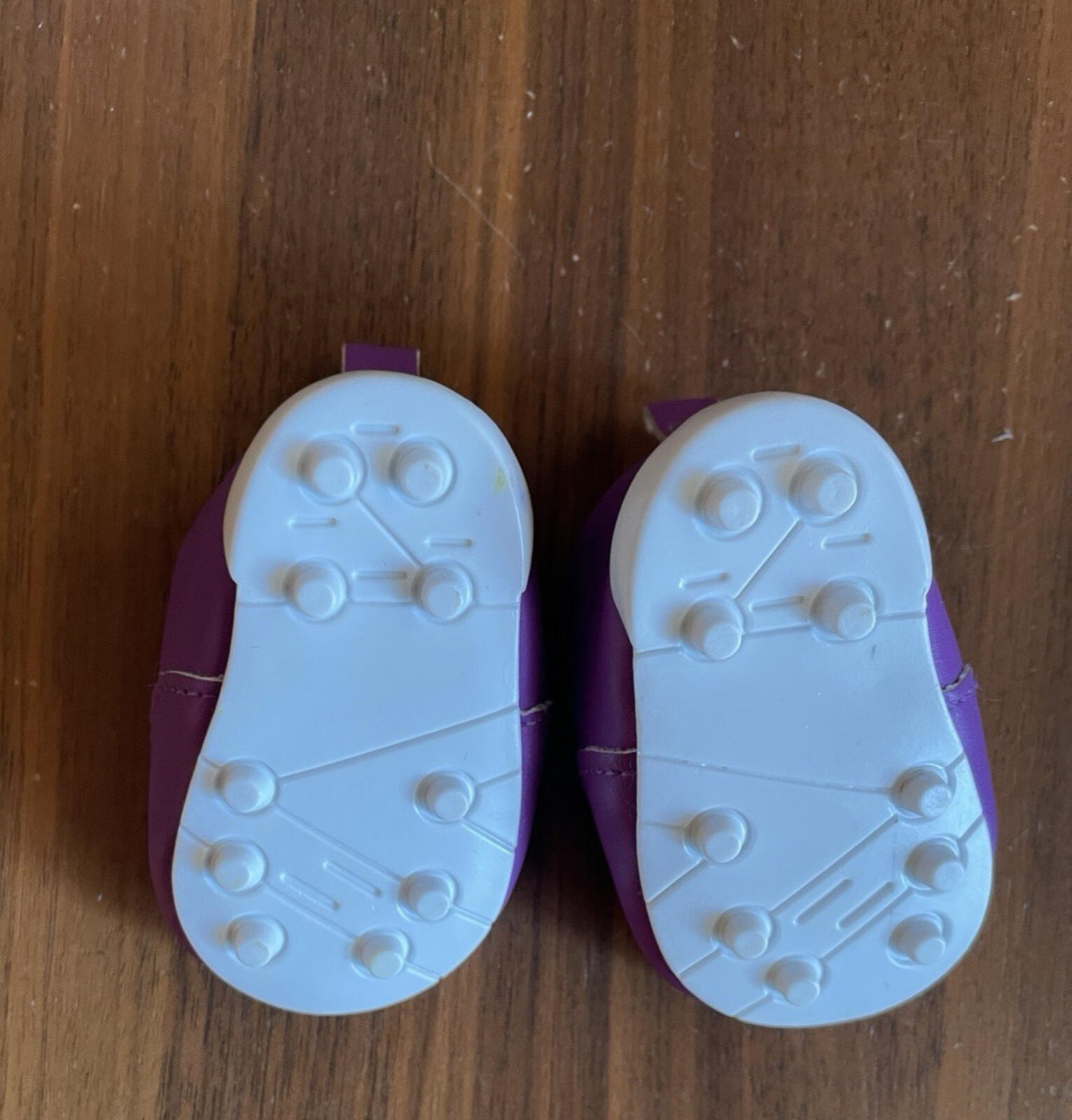 American Girl Purple Softball Cleats Shoes - Image 3