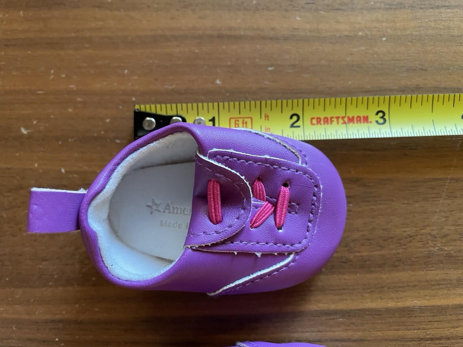 American Girl Purple Softball Cleats Shoes - Image 7