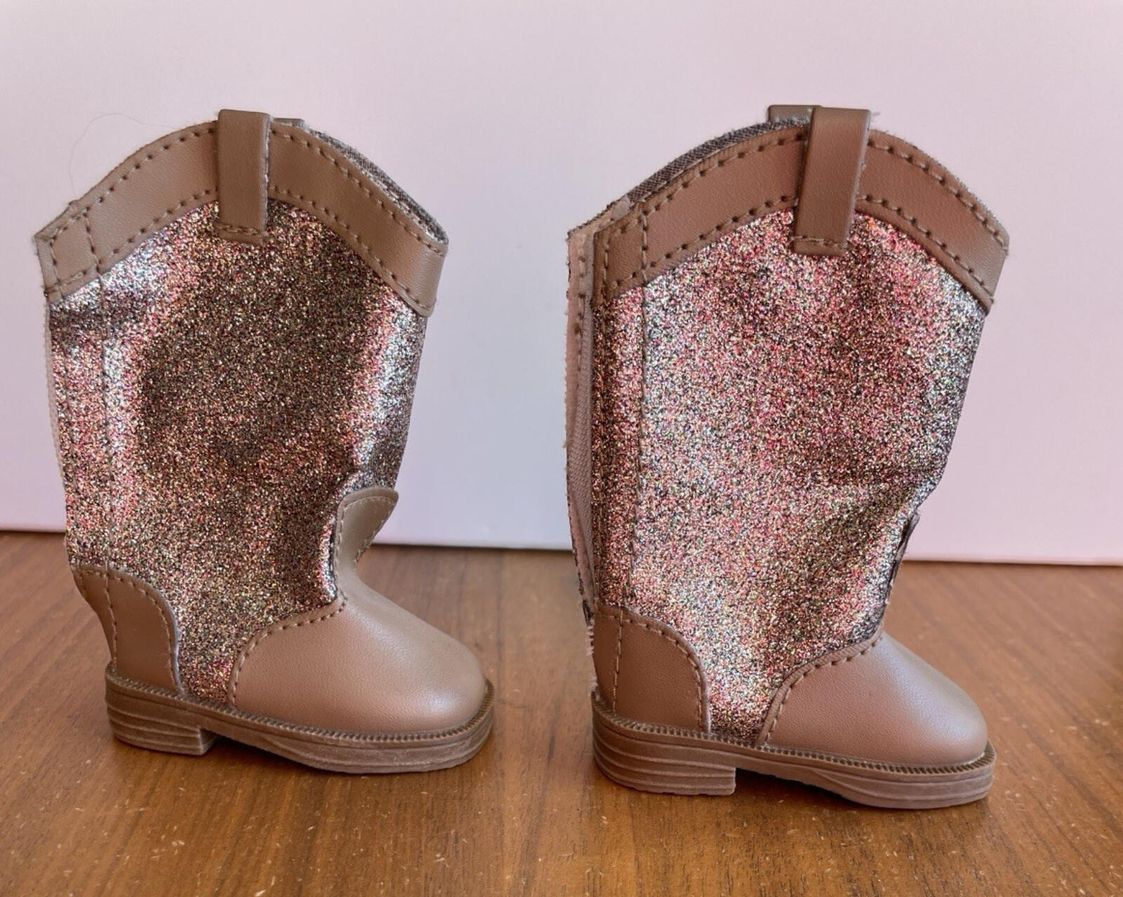 American Girl Tenney Grant Glitter Boots Doll Boots Doll Shoes - Image 2