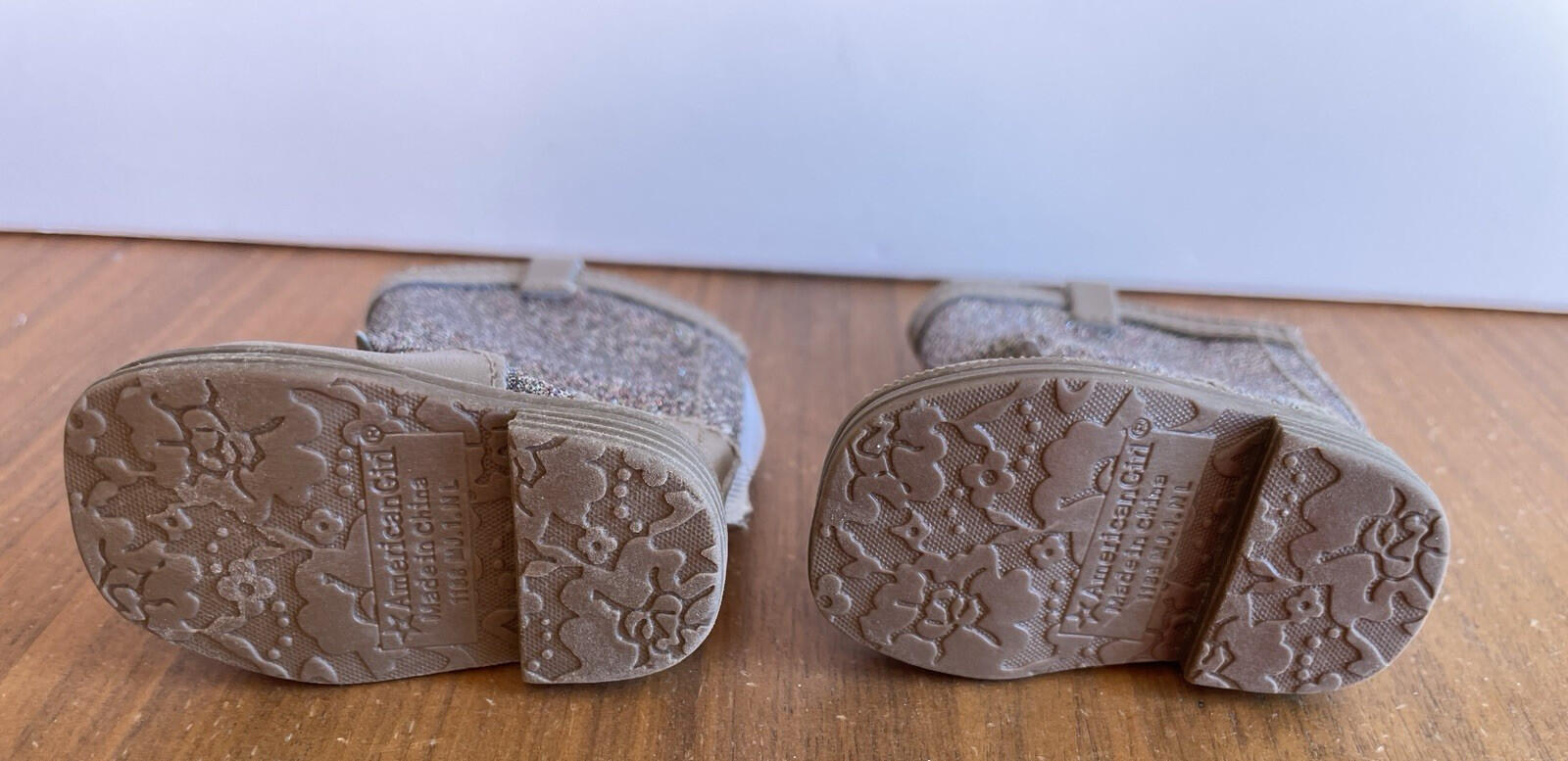 American Girl Tenney Grant Glitter Boots Doll Boots Doll Shoes - Image 5