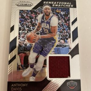 2018-19 Panini Prizm Sensational Swatches Anthony Davis #54 Basketball Card