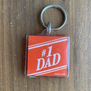 #1 Dad Key Chain Keychain Father's Day Keychain
