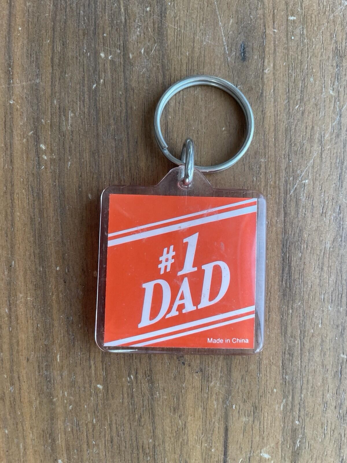#1 Dad Key Chain Keychain Father's Day Keychain