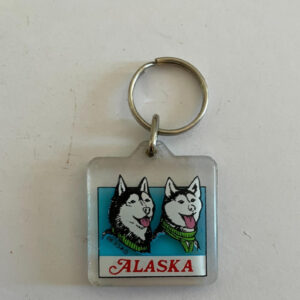 Alaska Siberian Huskie Dogs Keychain Key Chain