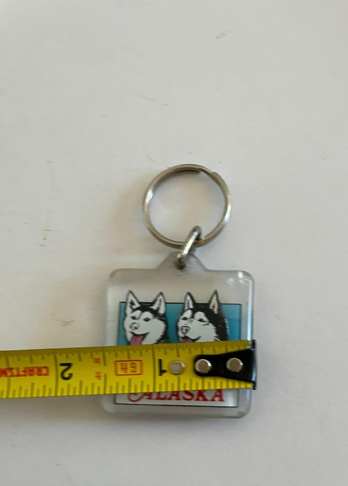 Alaska Siberian Huskie Dogs Keychain Key Chain - Image 3