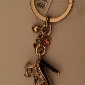 Alexander Kalifano High Heel Shoe Key Chain Made With Swarovski Crystals