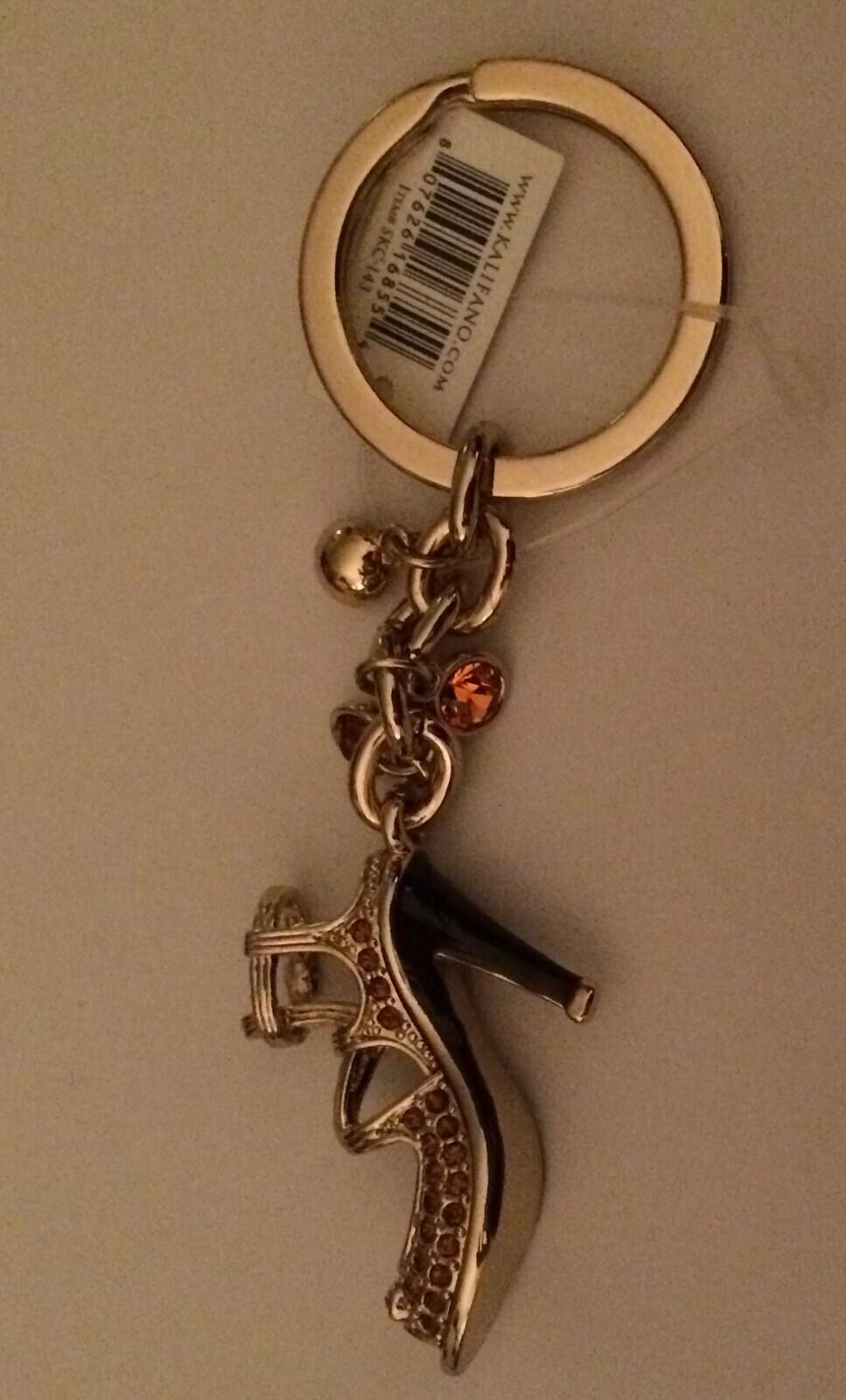 Alexander Kalifano High Heel Shoe Key Chain Made With Swarovski Crystals