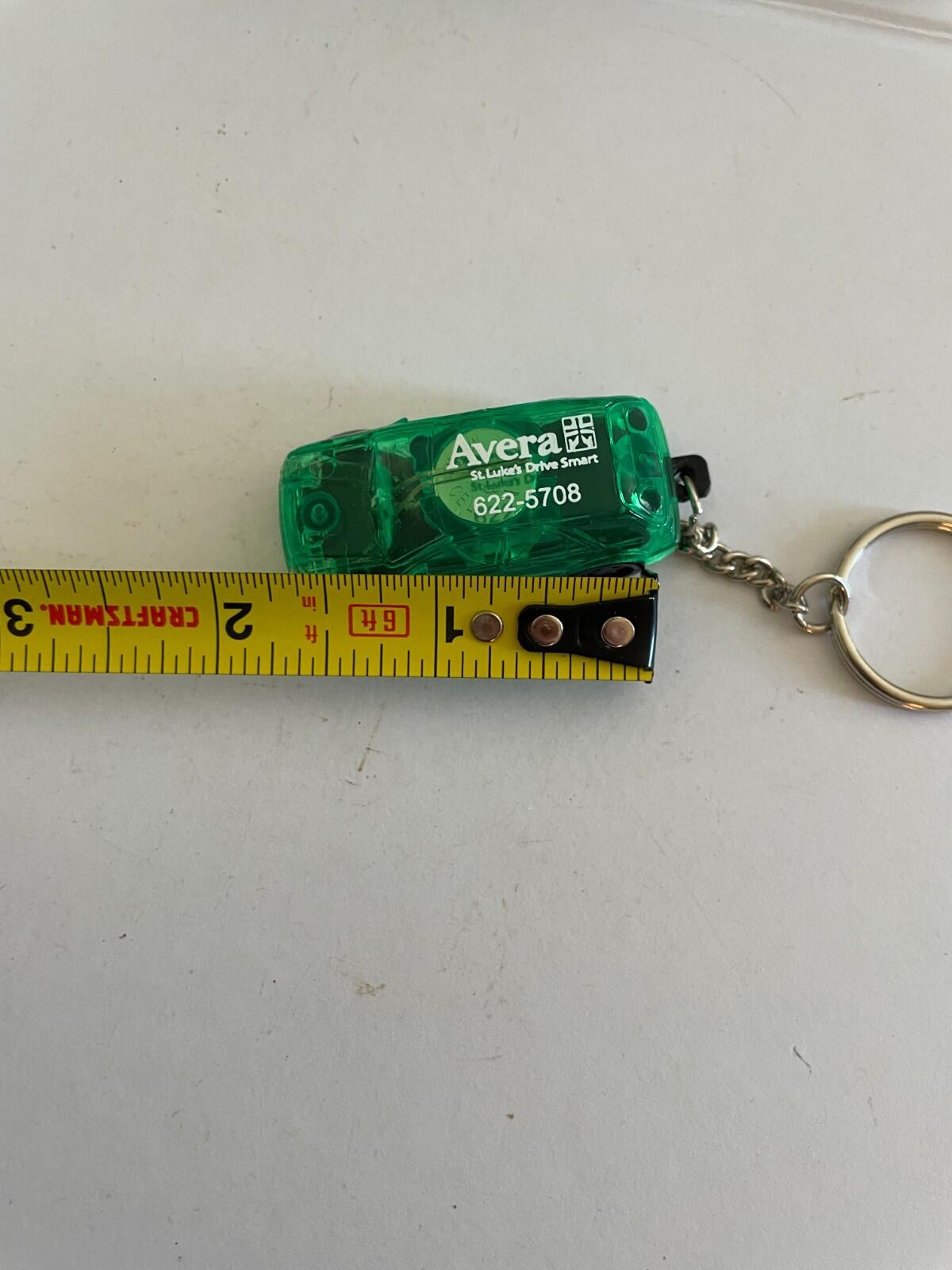 Avera St. Luke's Drive Smart Green Car Keychain Key Chain - Image 3