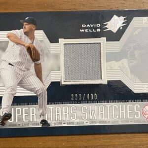 2008 Upper Deck Super Stars Swatches Patch David Wells #189 Baseball Card