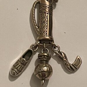 Brighton Golf Bag Golfers Charms Keychain Key Chain