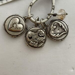 Brighton Queen Of Hearts Charms Keychain Key Chain
